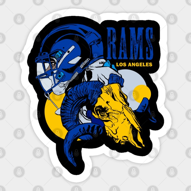 Squad Rams Sticker by Nwebube parody design